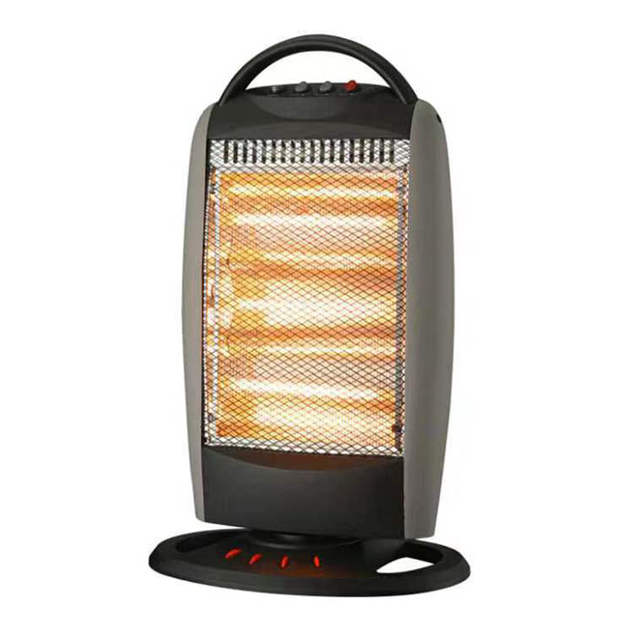 Riscaldatore alogeno oscillante 1200 W con manico