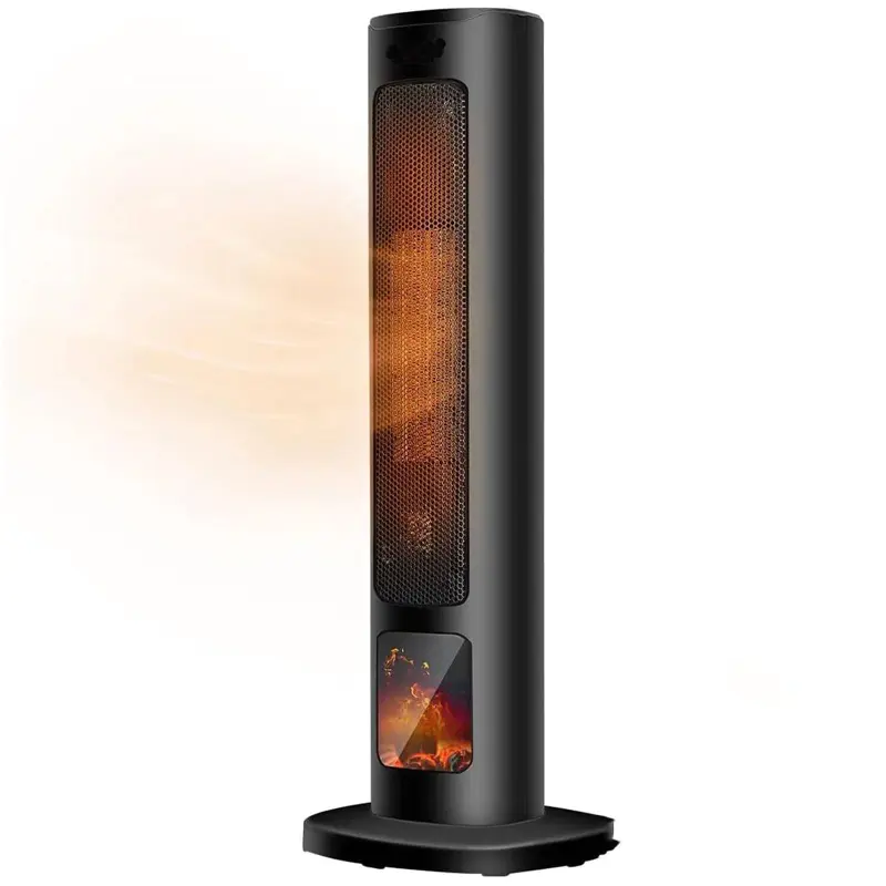 Riscaldatore della torre con fiamma 3D